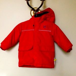 MEC toaster jacket in red size 3t